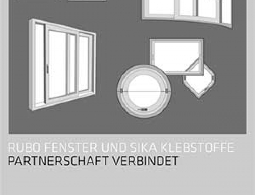 rubo Fens­ter und Sika Kleb­stof­fe